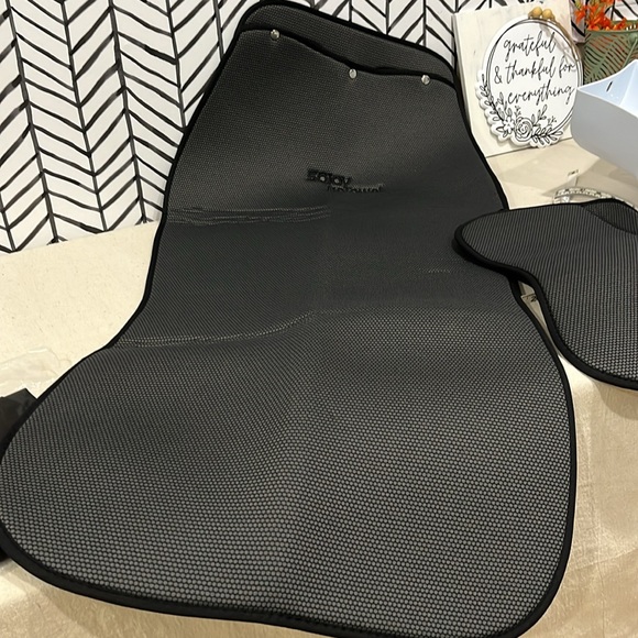Sojoy IsoTowel Microfiber Car Seat Black Cloth Cover Quick-Dry w/ Non-Slip Back. - Picture 9 of 16